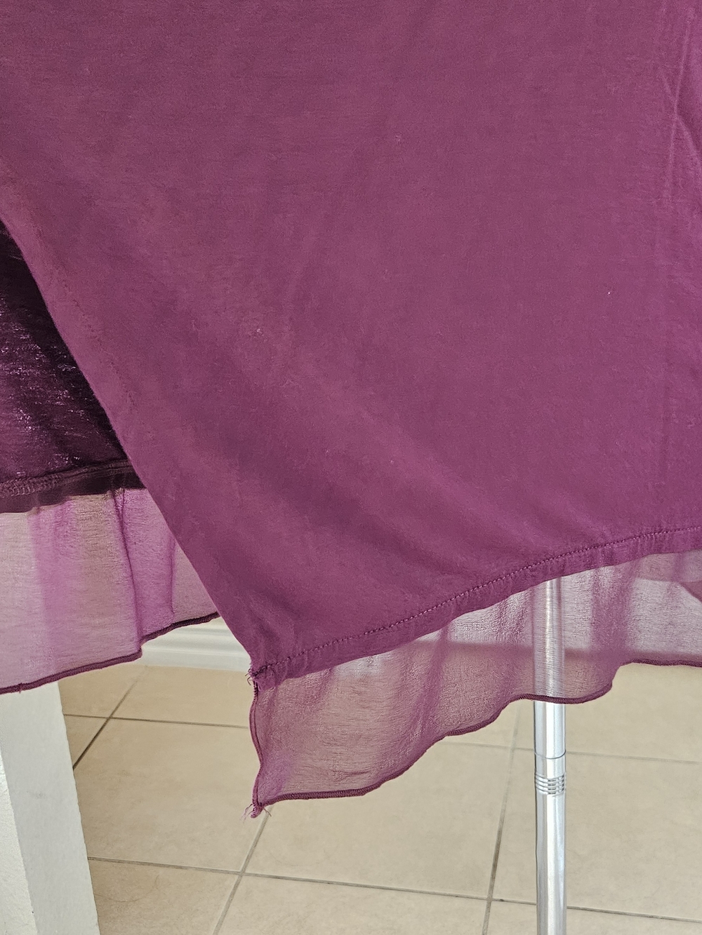 Worthington Open Front Cardigan – Size Medium – Burgundy - Picture 6 of 13